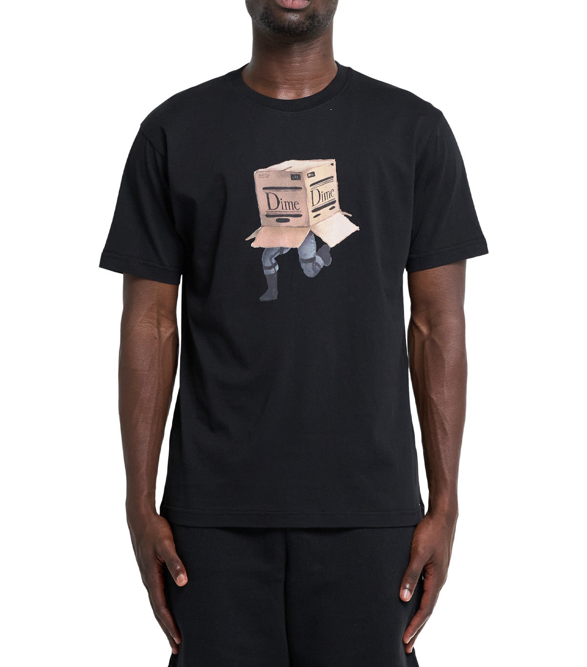 Dime Solid T-Shirt Black