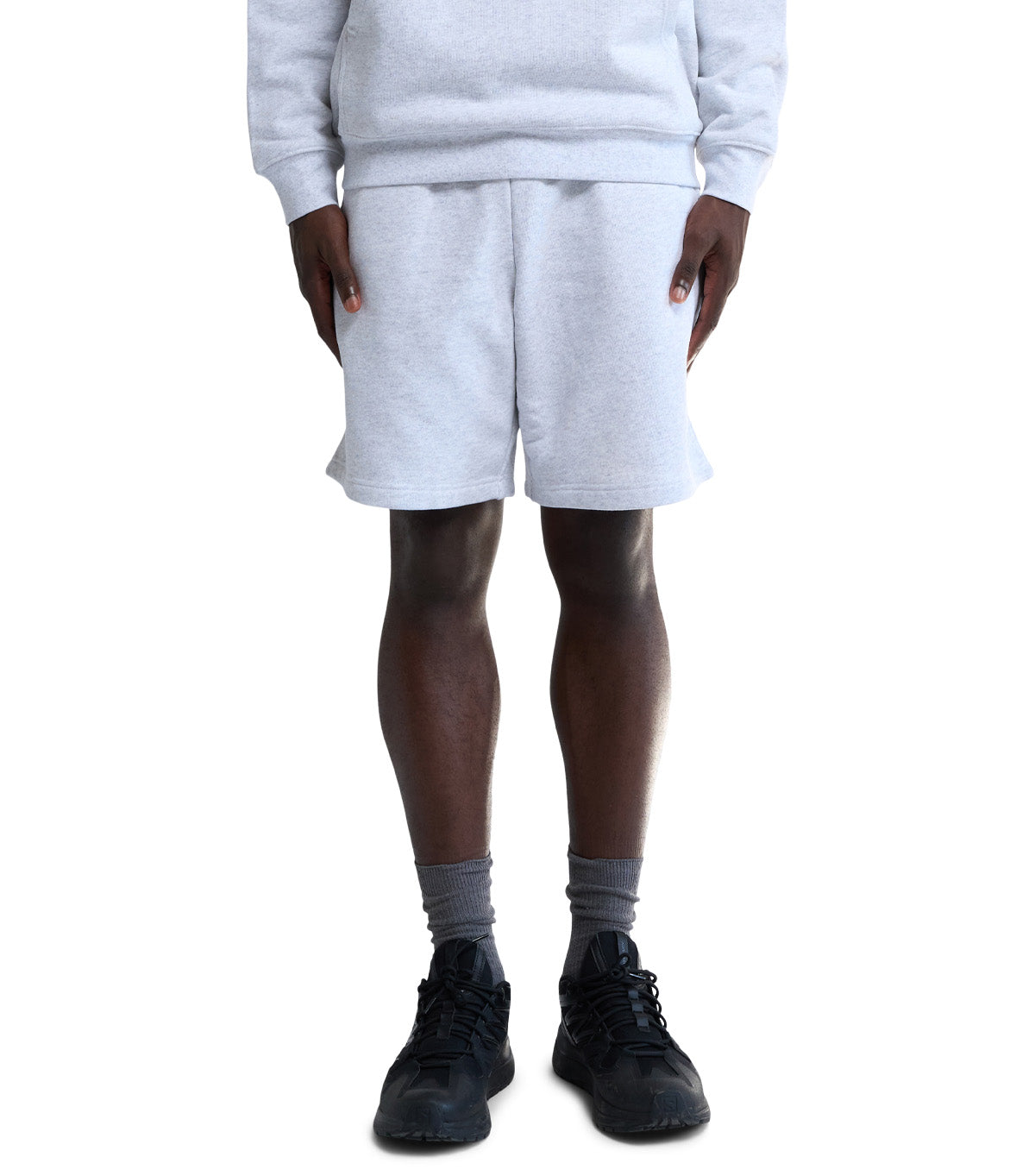 Dime Cursive Small Logo Sweatshorts Ash