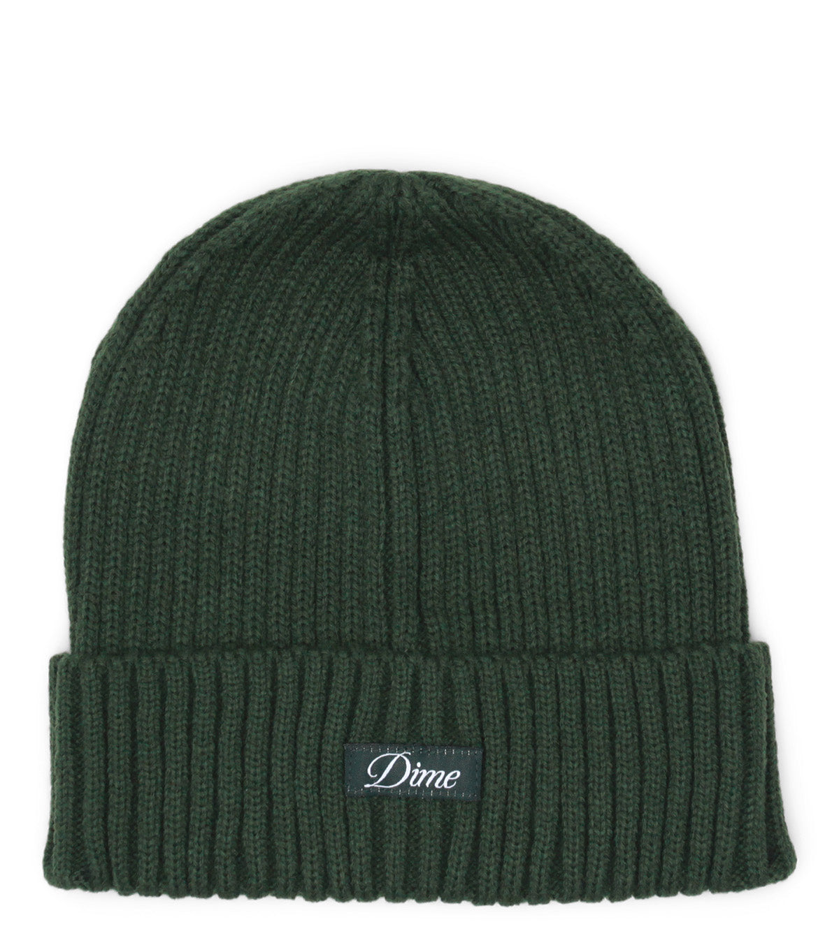Dime Cursive Fold Beanie Forest