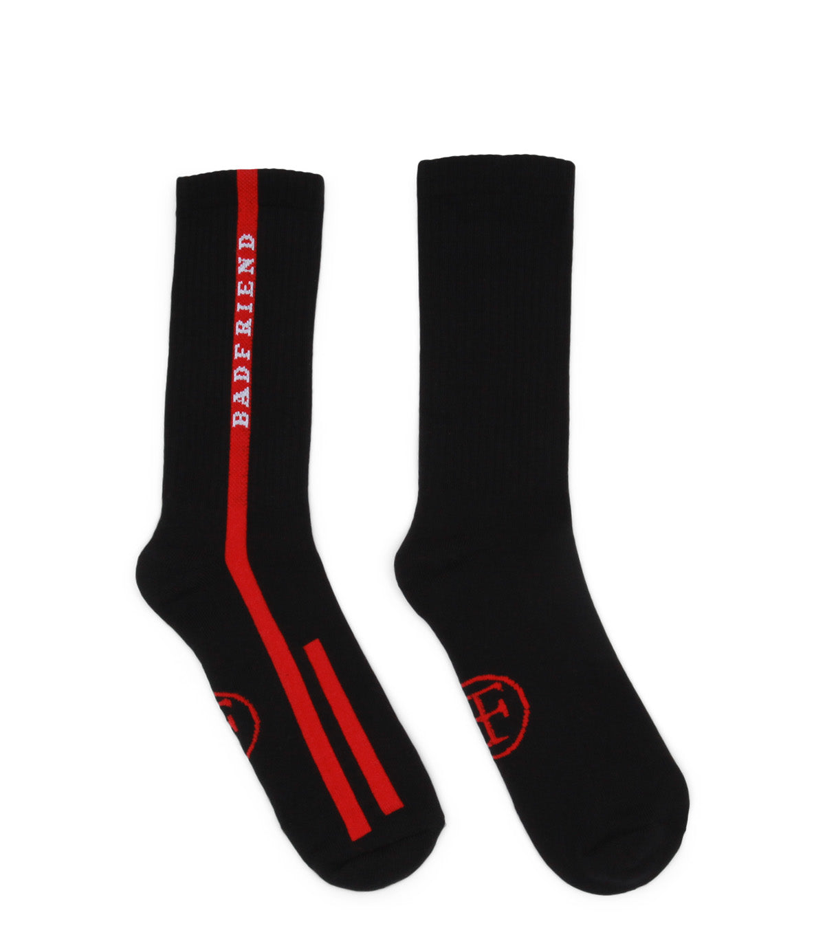 Badfriend Milano Sock Black Red