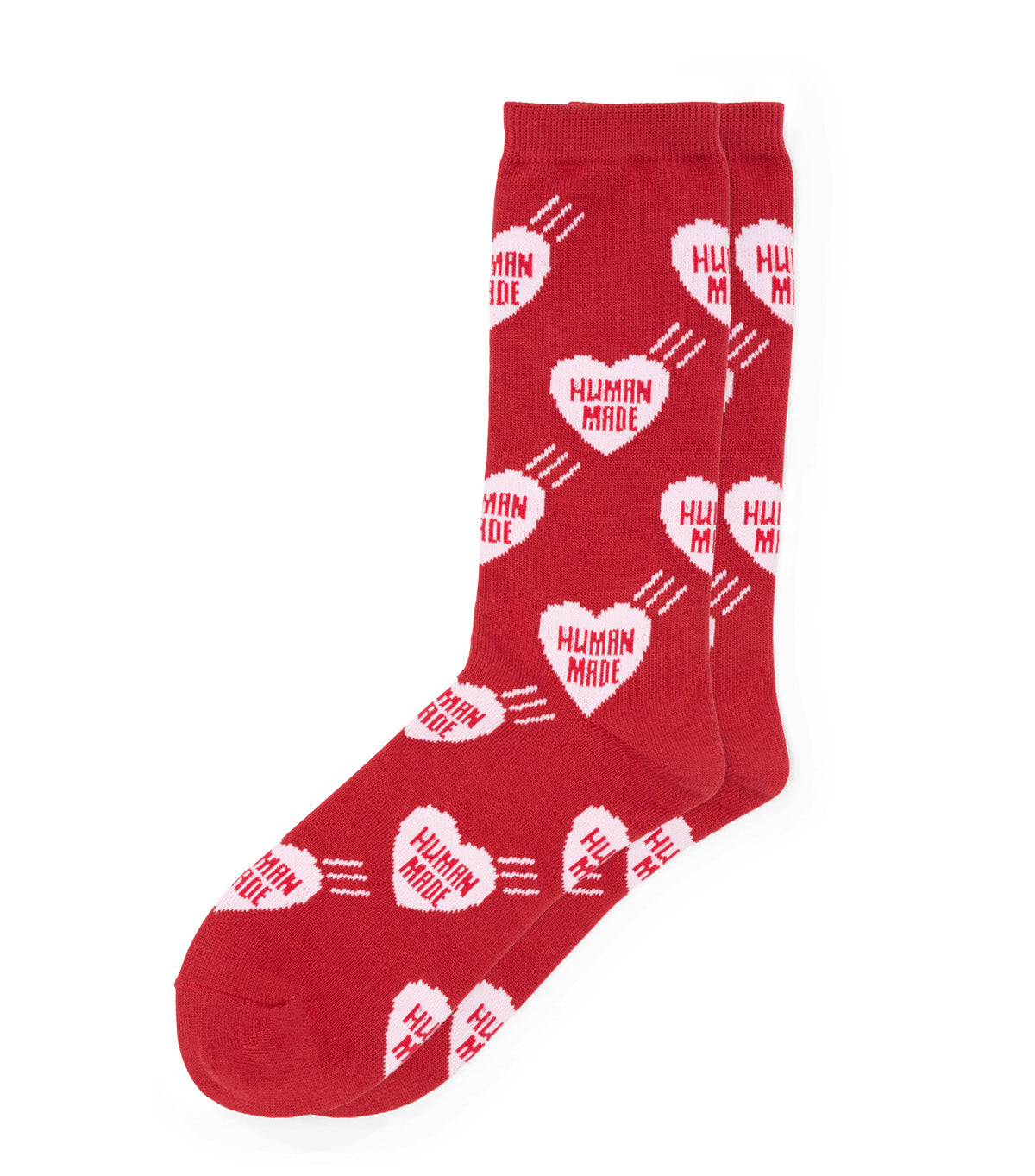 Human Made Heart Socks Red