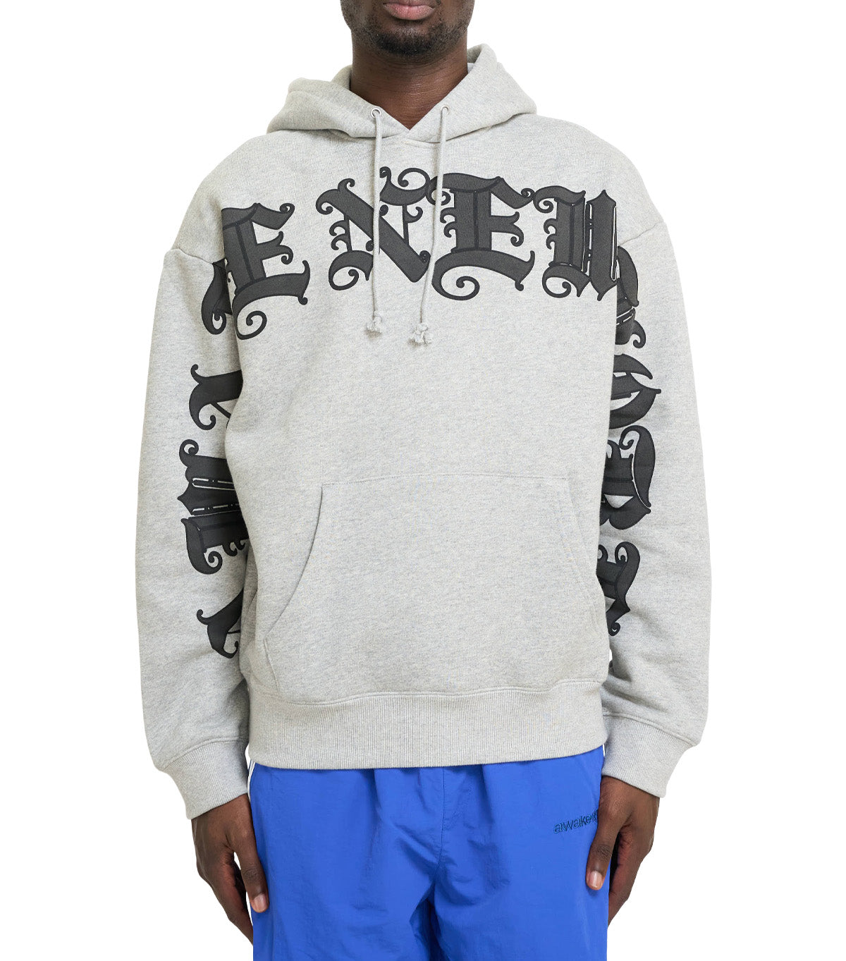 Awake NY Old English Hoodie Grey