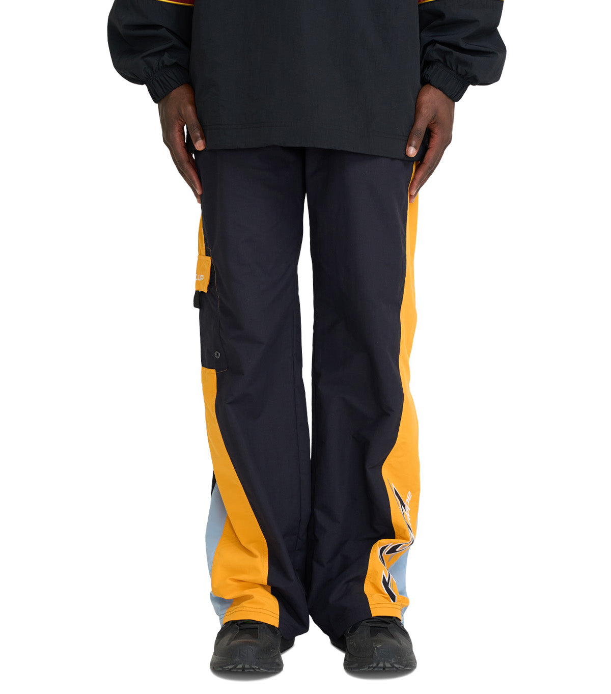 Martine Rose Board Short Trouser Black Orange