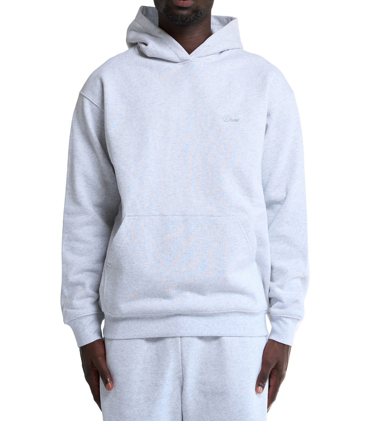 Dime Cursive Small Logo Hoodie Ash