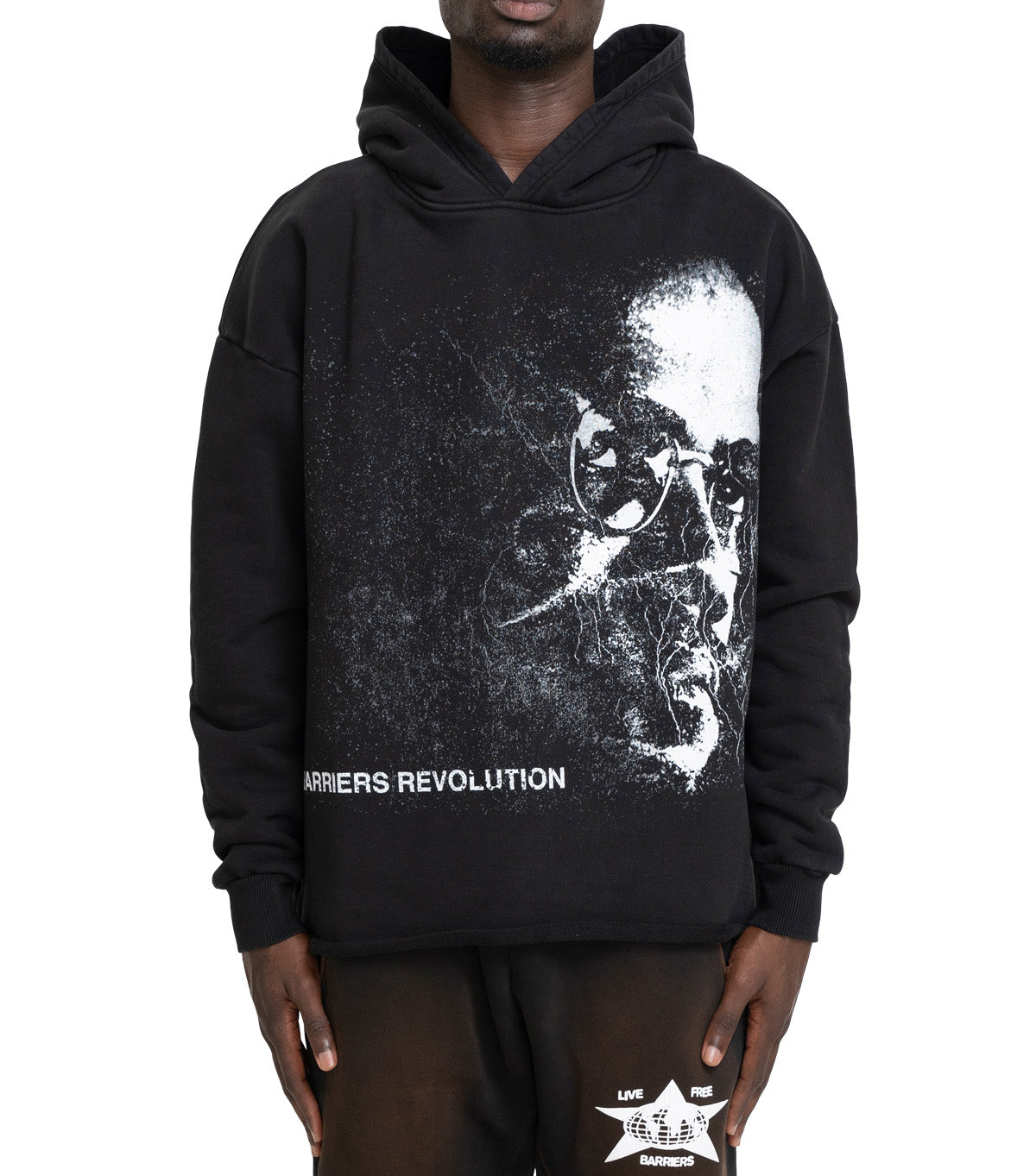 Barriers Barrera Educated Human Hoodie Black