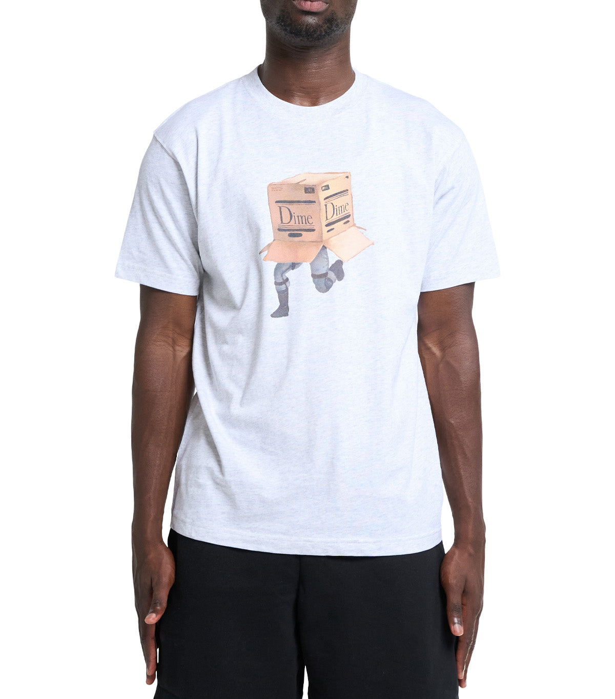 Dime Solid T-Shirt Ash