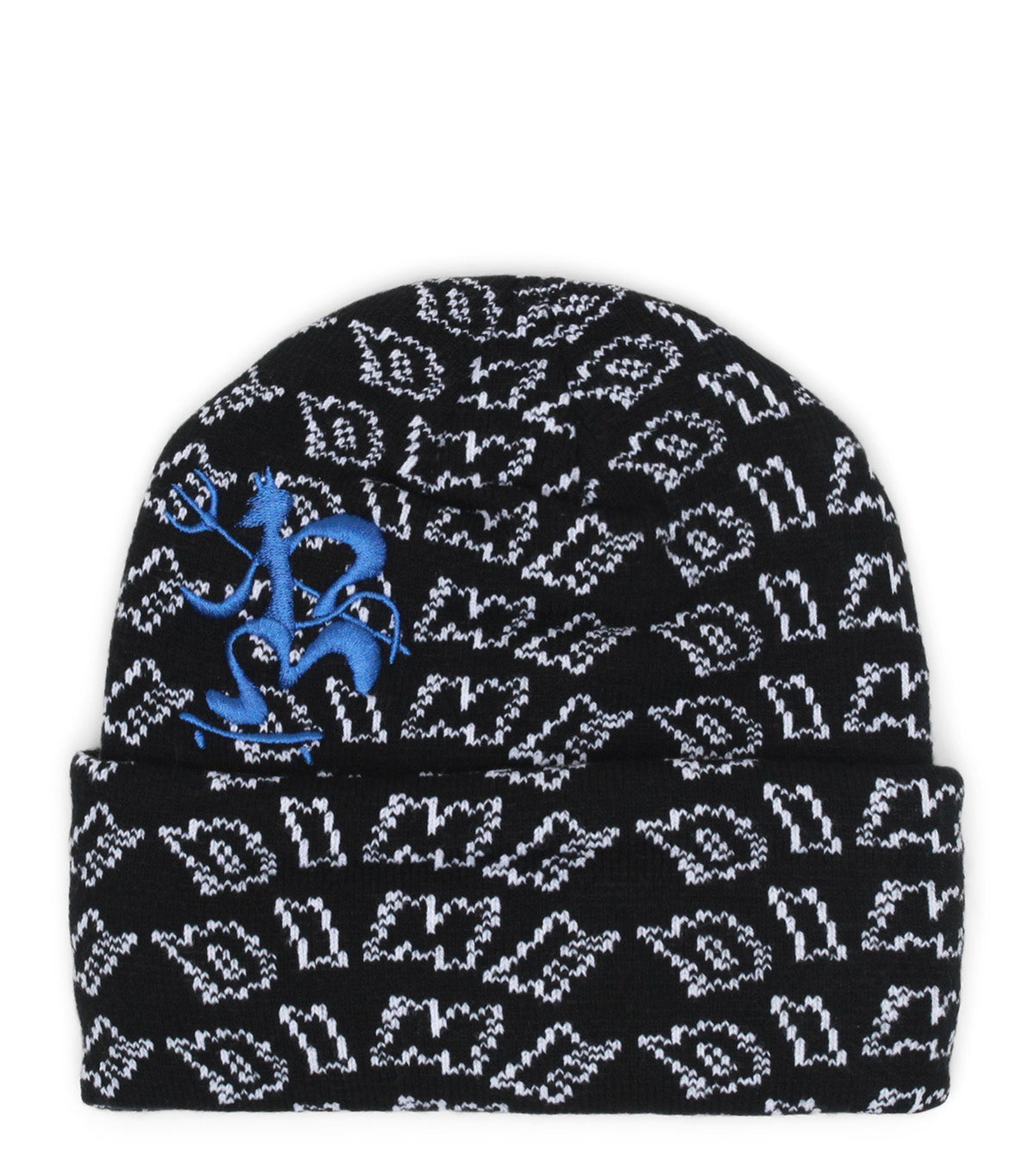 Dime Chopper Fold Beanie Black