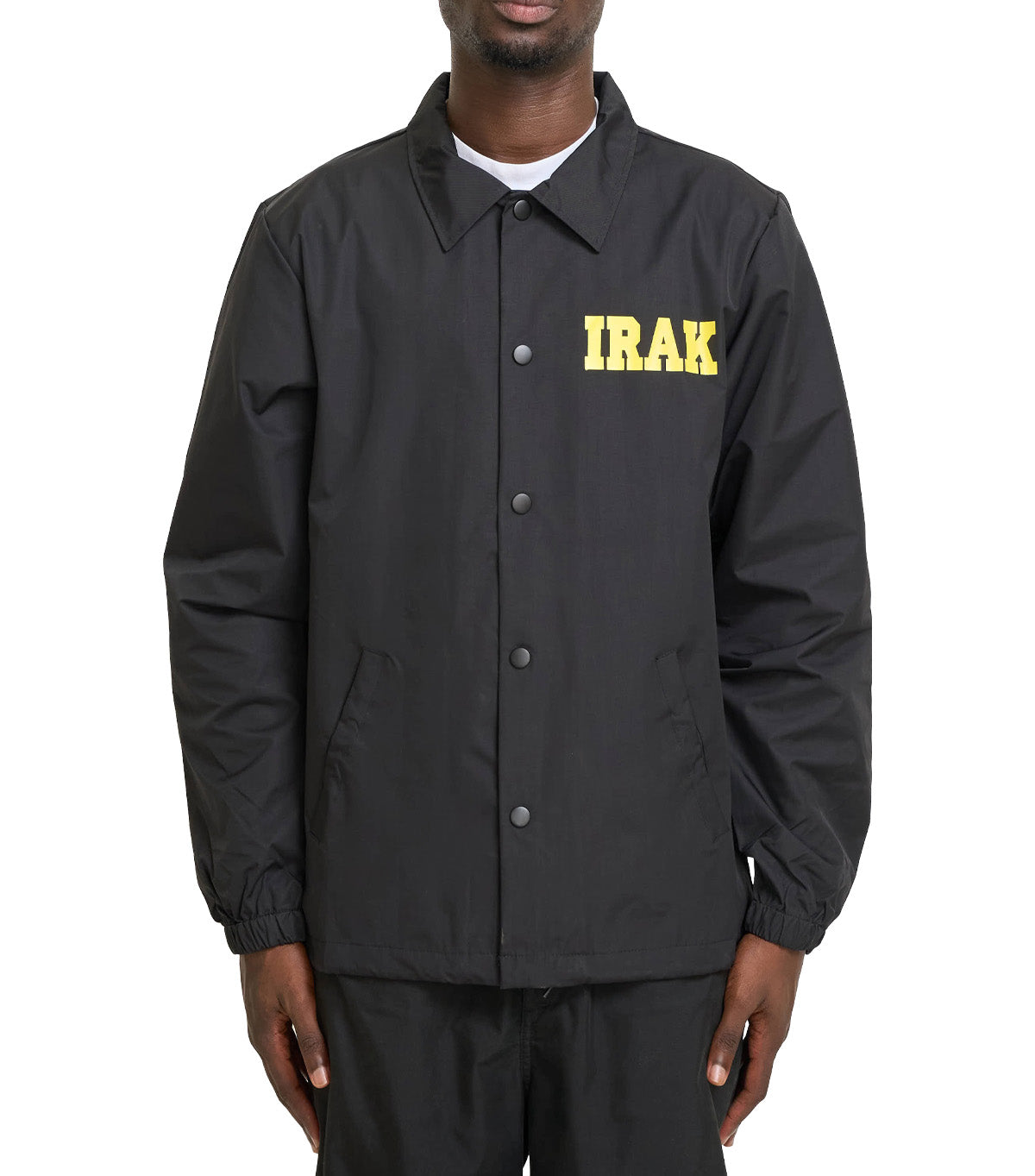 IRAK Face Coaches Jacket Black