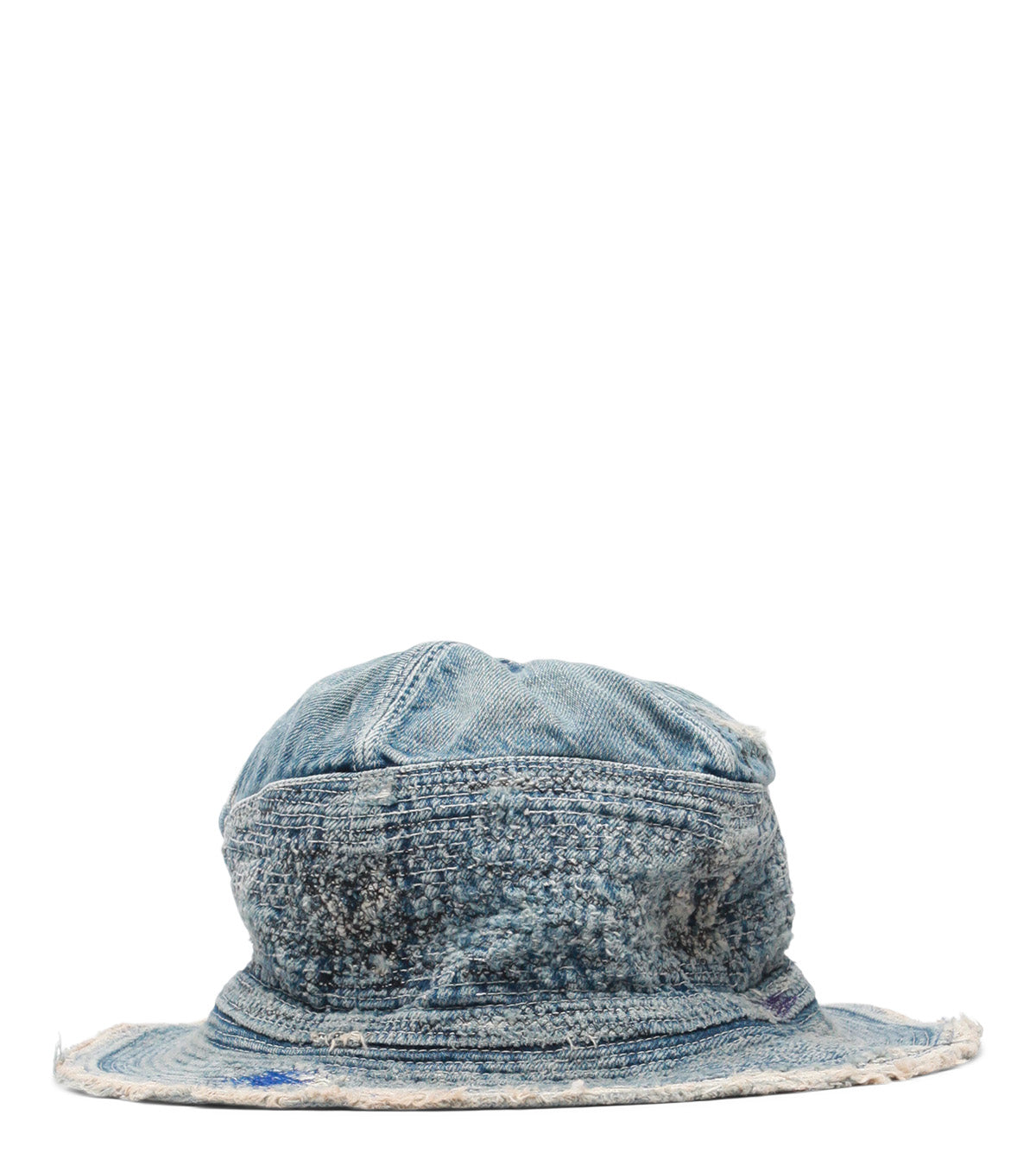 Kapital 11.5oz Denim The Old Man And The Sea Hat (Crash Remake) Indigo