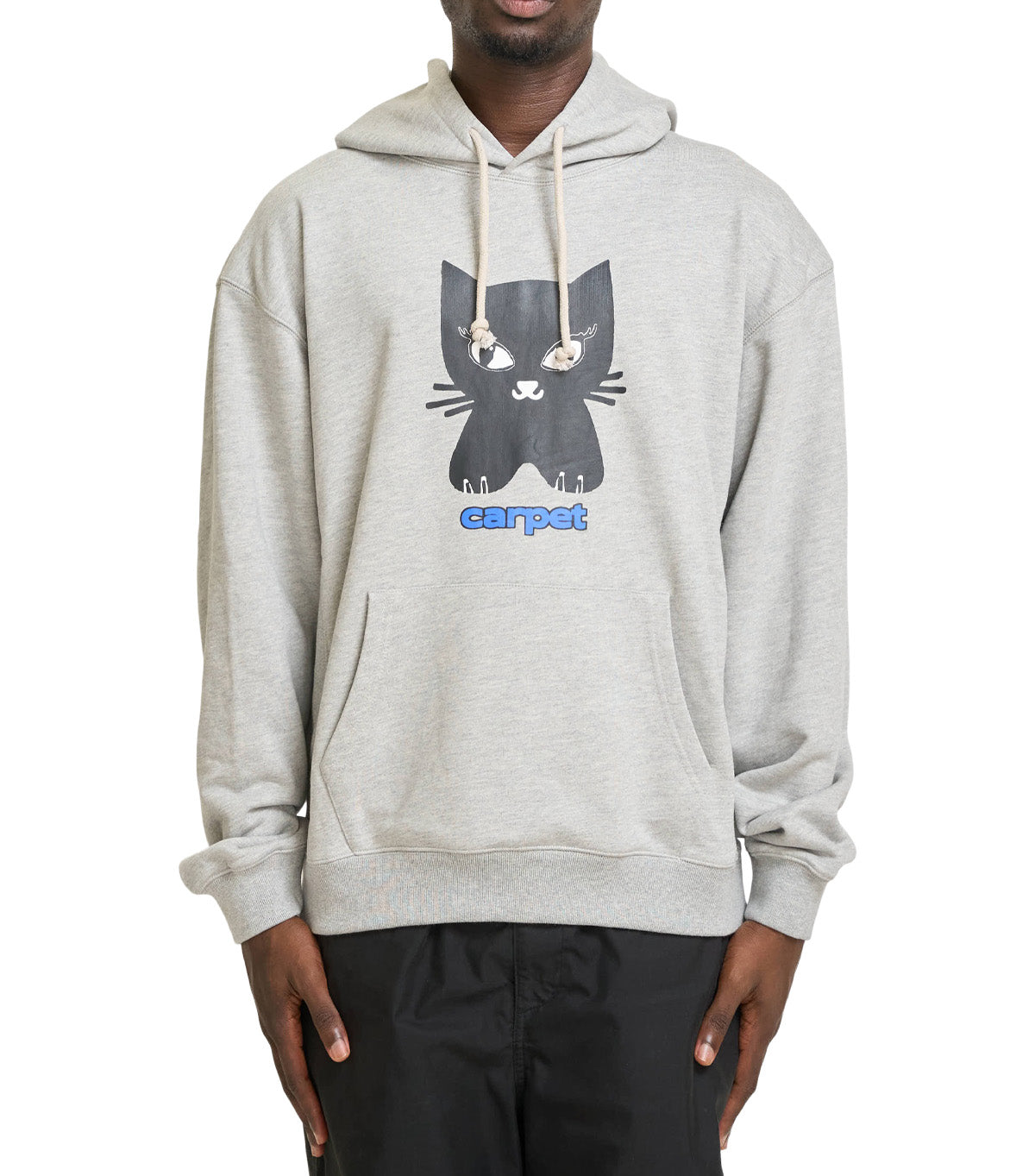 Carpet Company Cat Hoodie Grey