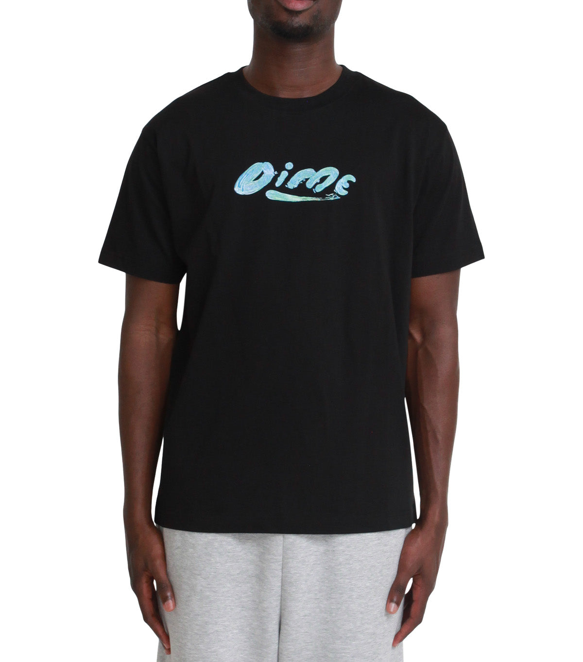 Dime Paint T-Shirt Black
