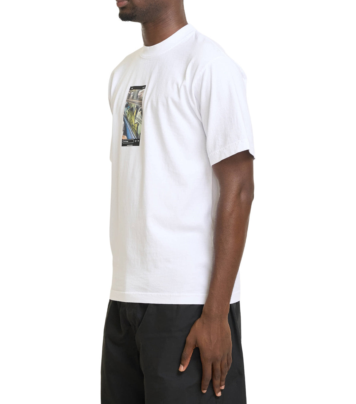 IRAK Train Tag T-Shirt White