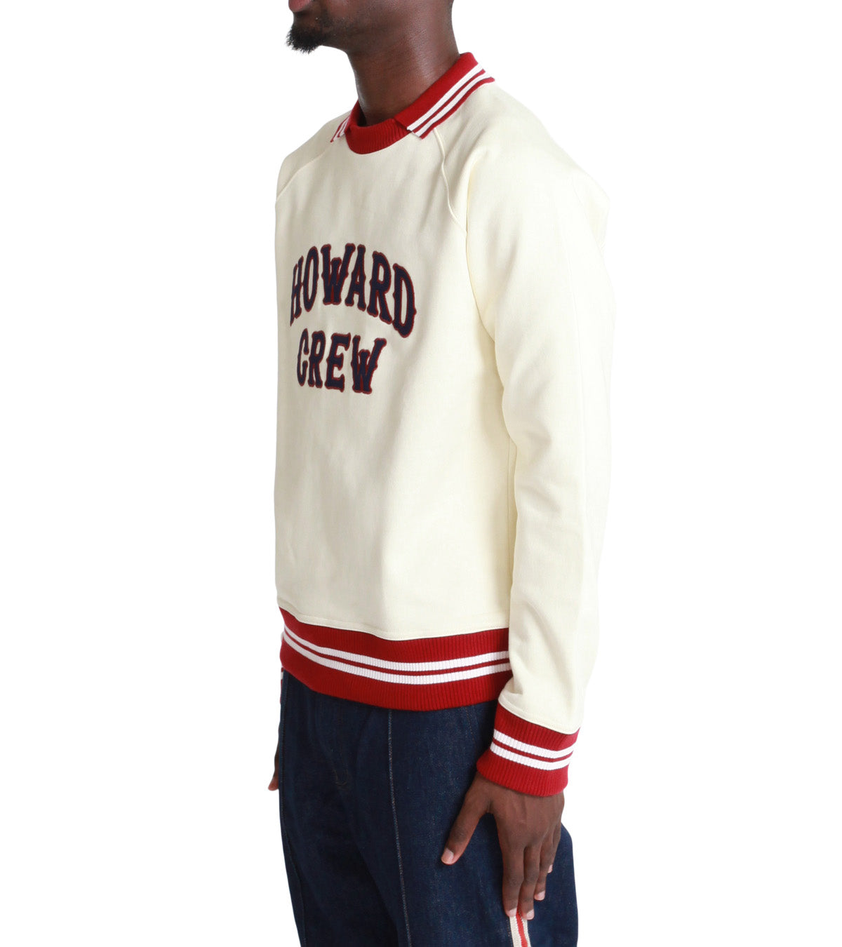 Wales Bonner Howard Crew Jumper Ivory