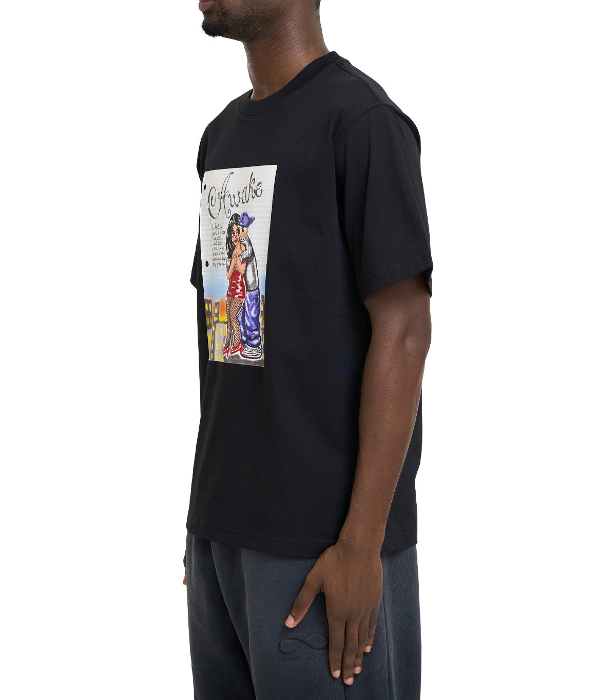 Awake NY Hug T-Shirt Black