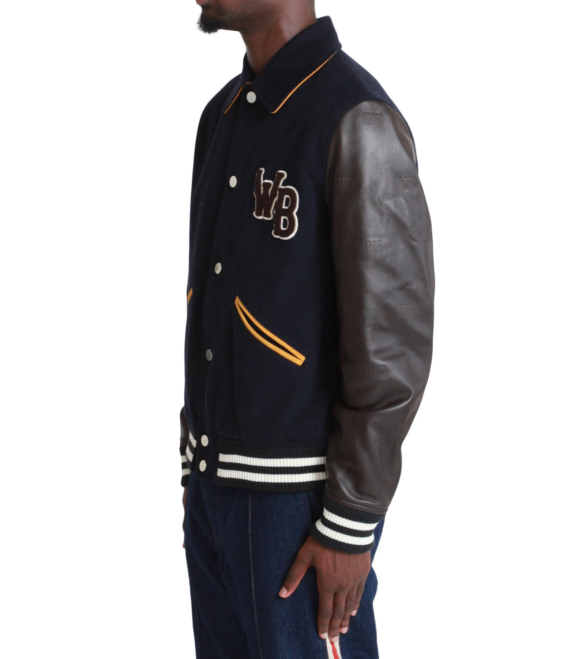 Wales Bonner Prince Varsity Brown Navy