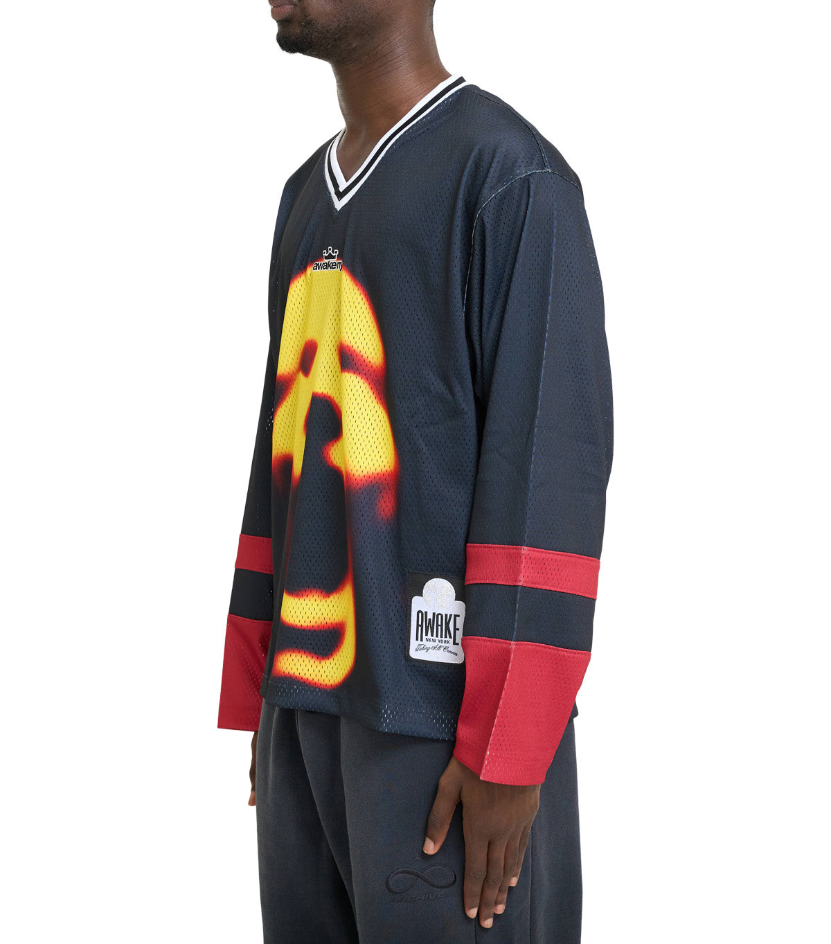Awake NY Hockey Jersey Black