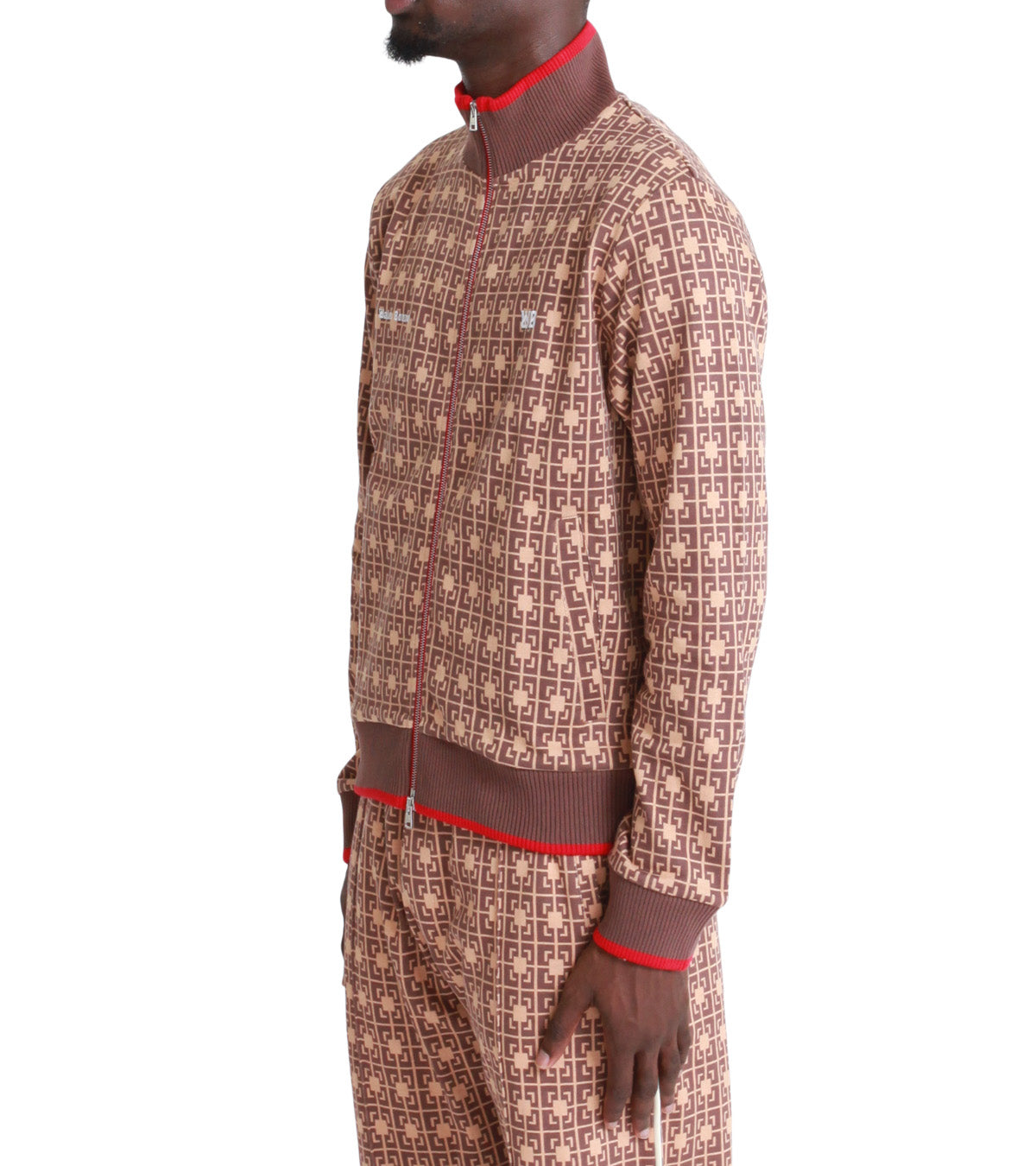 Wales Bonner Power Track Top Orange Brown