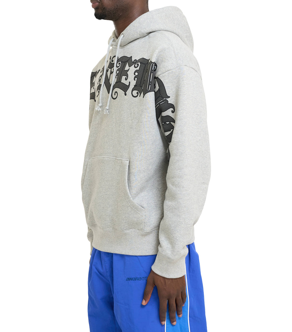 Awake NY Old English Hoodie Grey