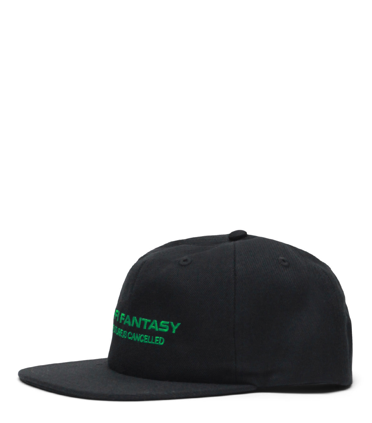 Sci-Fi Fantasy Future Is Cancelled Hat Black