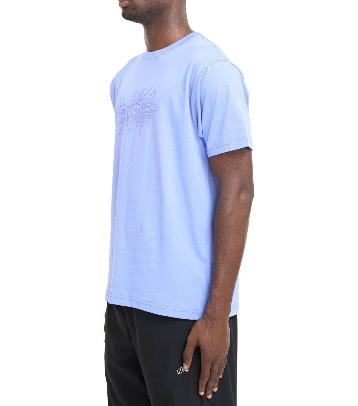Dime Glyph T-Shirt Light Indigo