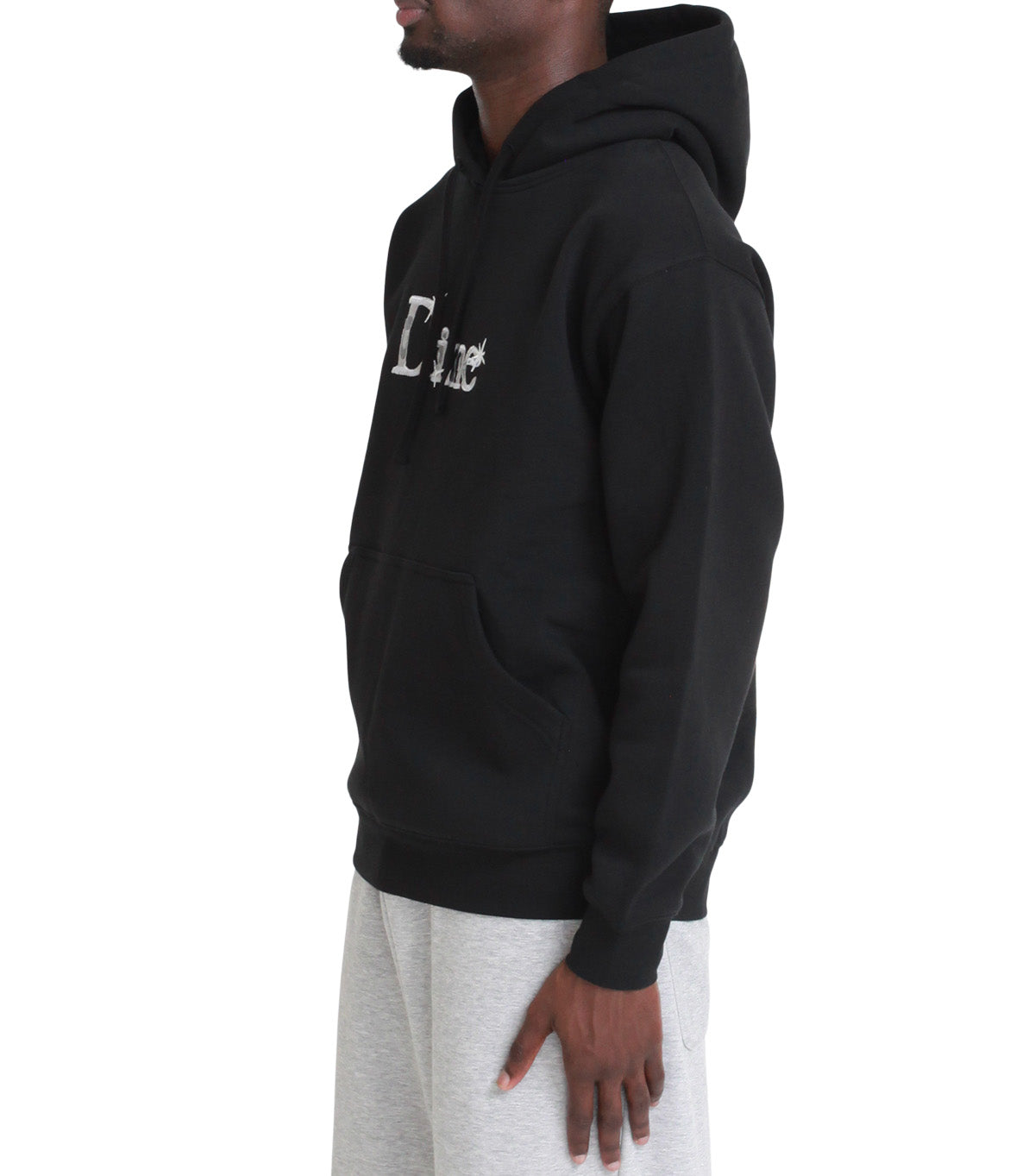 Dime Classic Shiny Hoodie Black