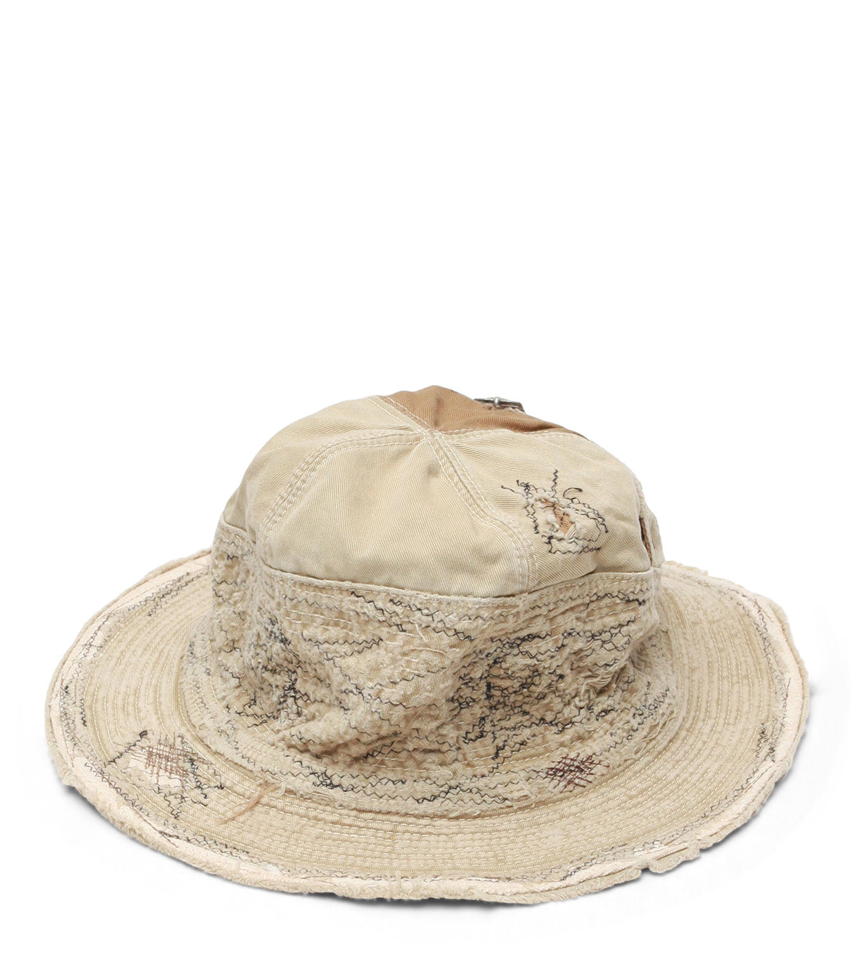 Kapital Chino The Old Man And The Sea Hat Crash Remake Beige