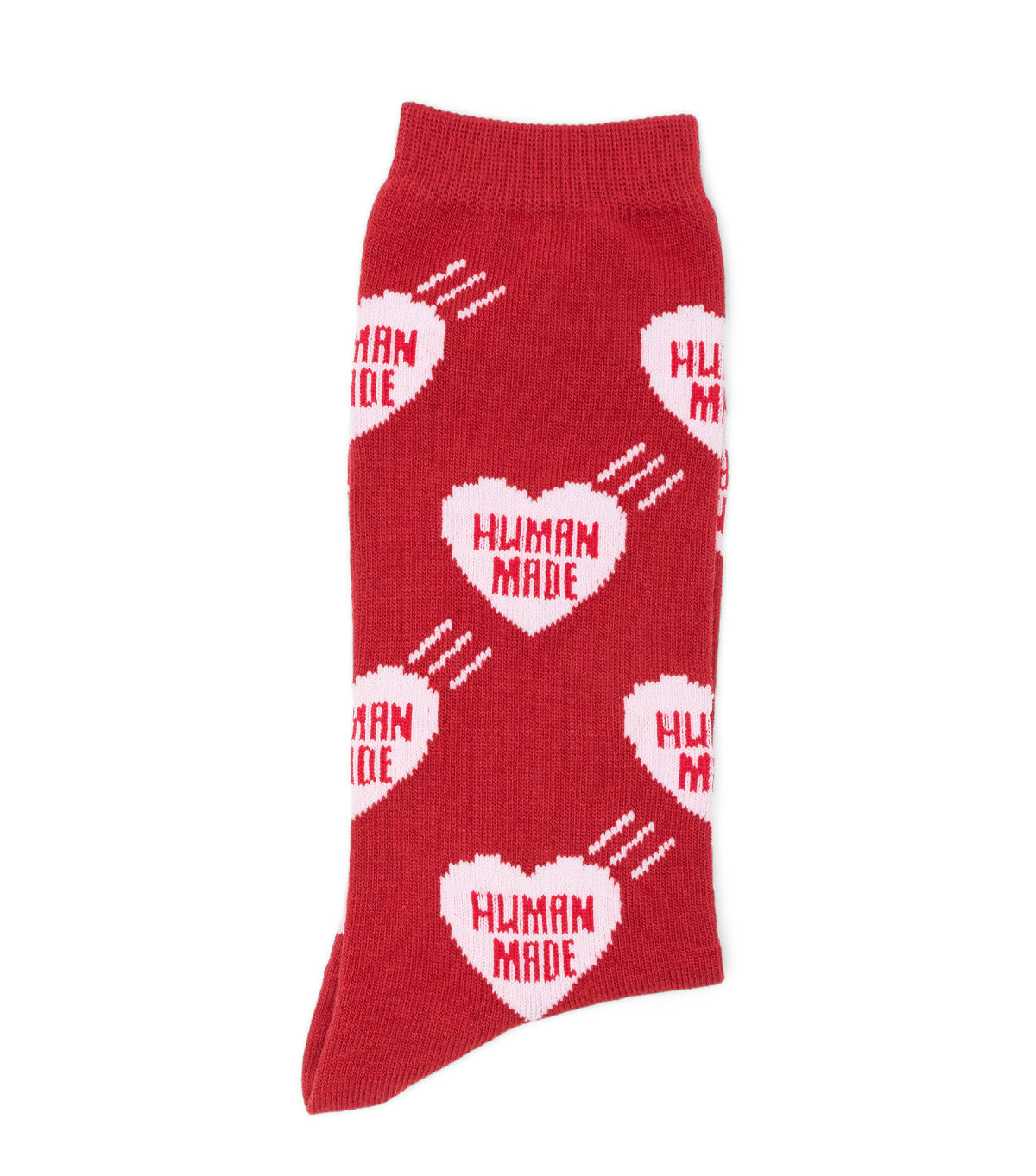 Human Made Heart Socks Red