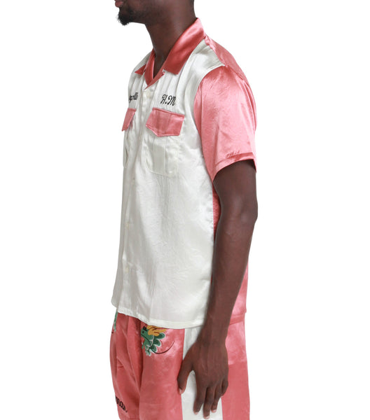 Human Made Yokosuka Short Sleeve Shirt Pink | SOMEWHERE®