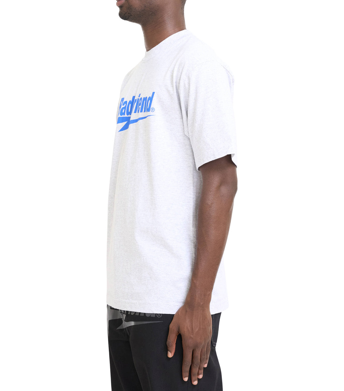 Badfriend Star Logo T-Shirt Heather Grey
