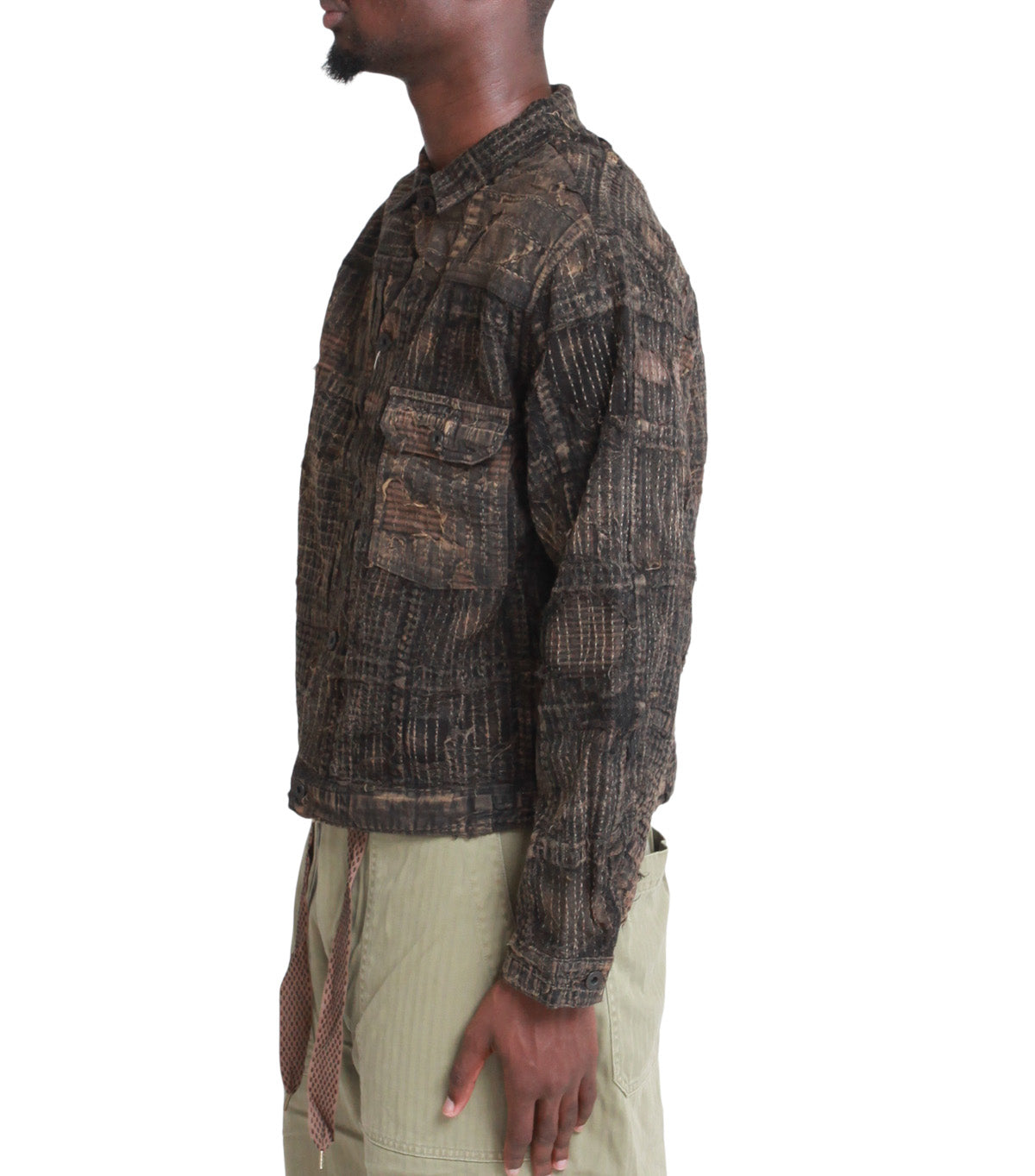 Kapital Black-Tea-Core Boro Spring 1st Jacket Black