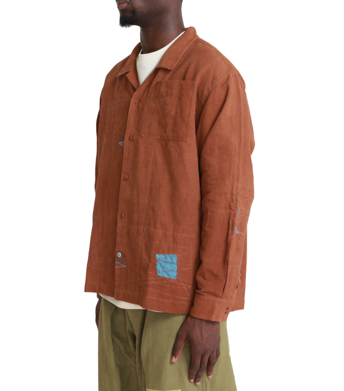 Story MFG Greetings Long Sleeve Shirt Brown