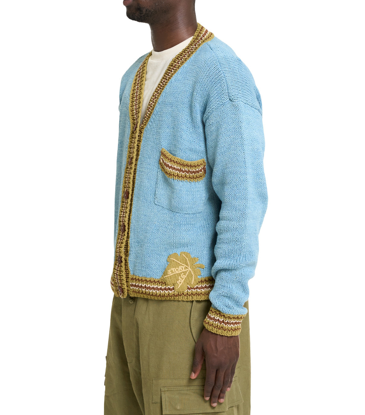 Story MFG Bulb Cardigan Indigo
