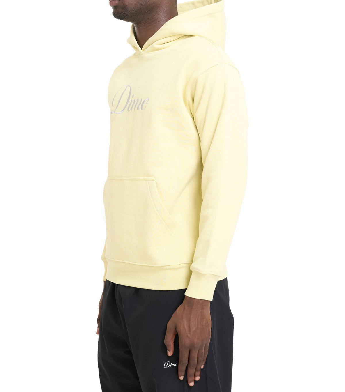 Dime Cursive Hoodie Cream