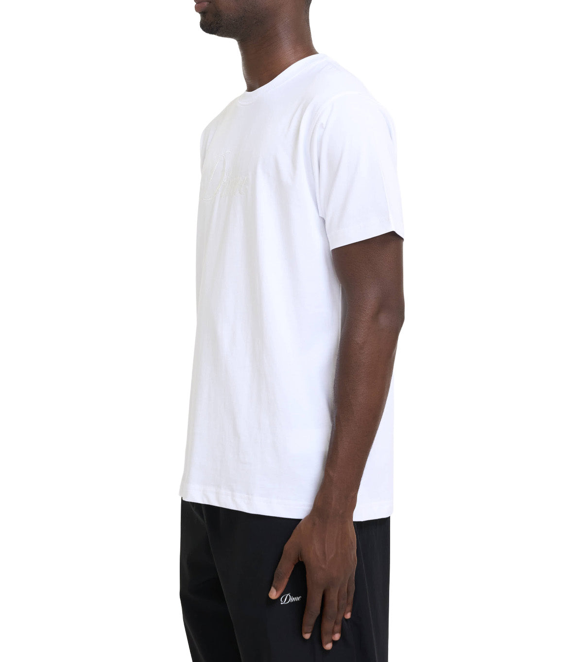 Dime Cursive T-Shirt White