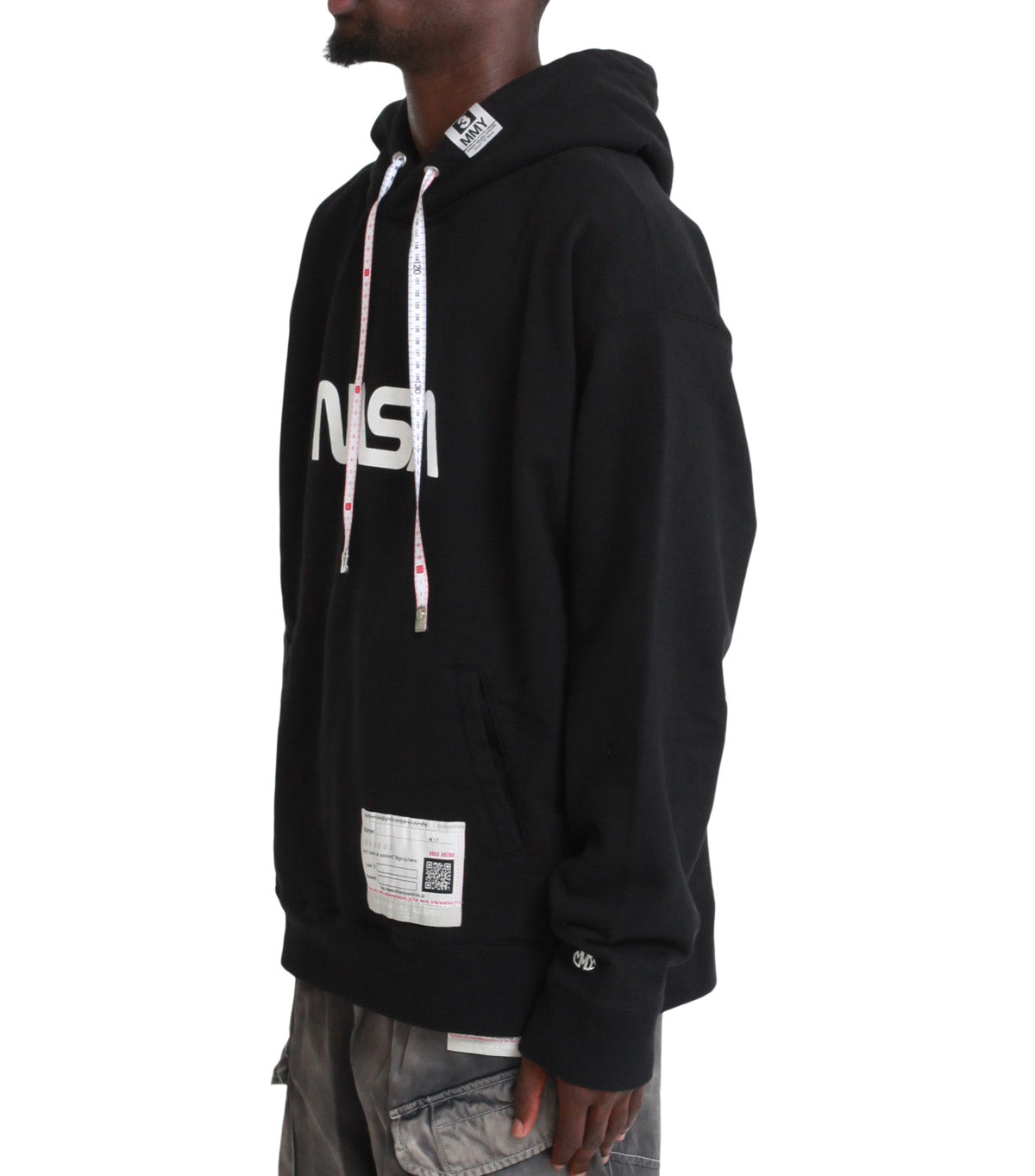 Mihara Yasuhiro NASA Printed Hoodie Black