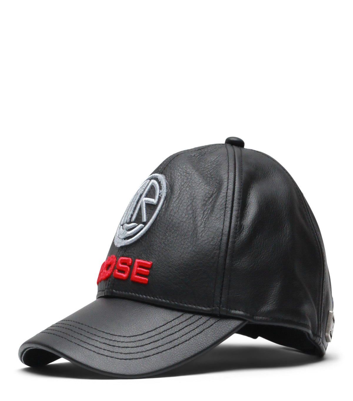 Martine Rose Leather Cap Black