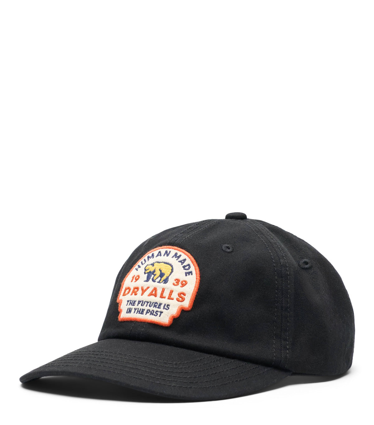 Human Made 6 Panel Twill Cap #2 Black