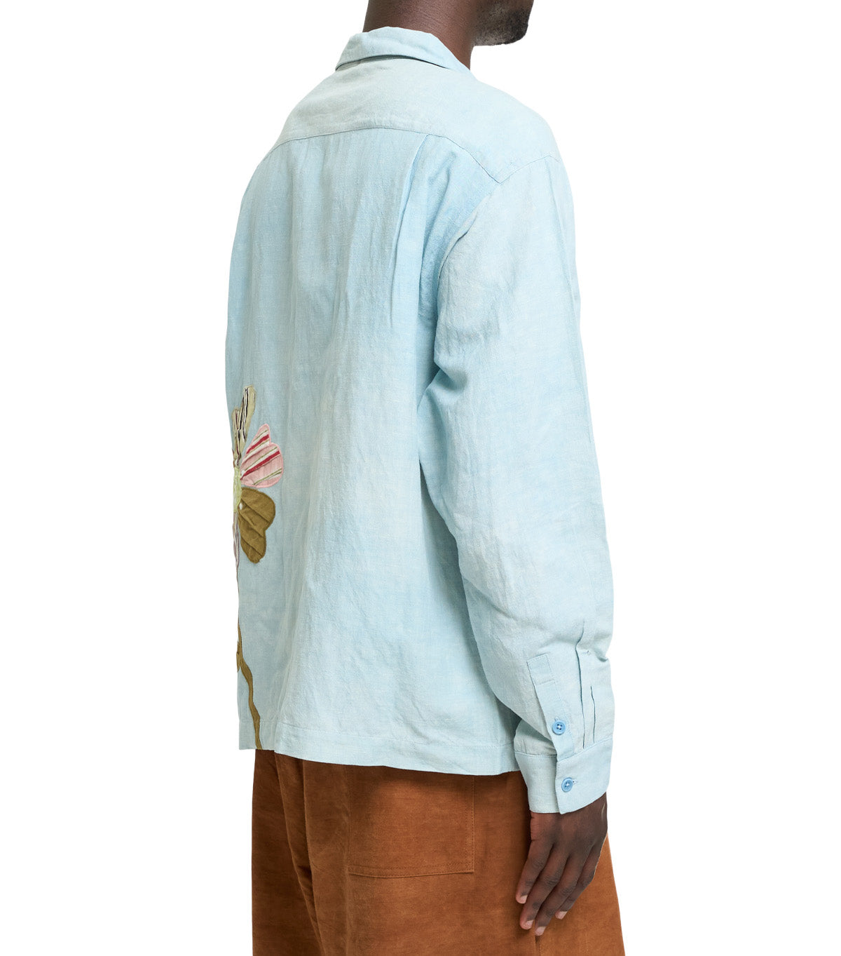 Story MFG Greetings Shirt Long Sleeve Blue