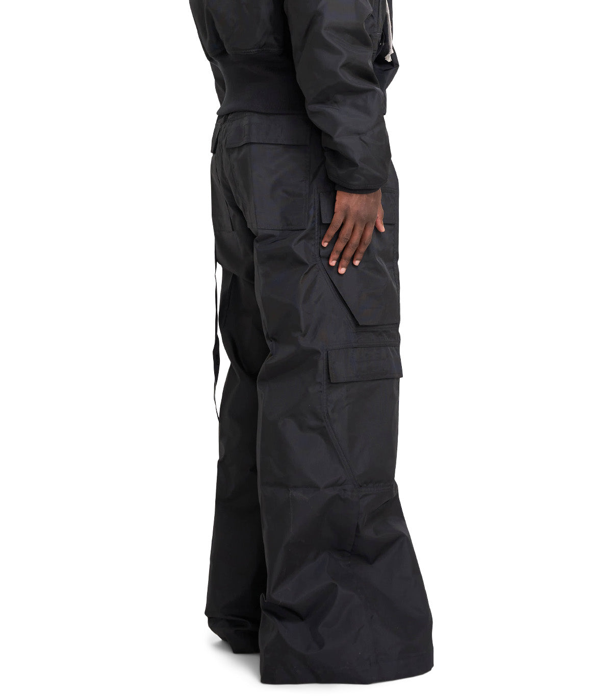 Rick Owens DRKSHDW Double Cargo Jumbo Belas Black