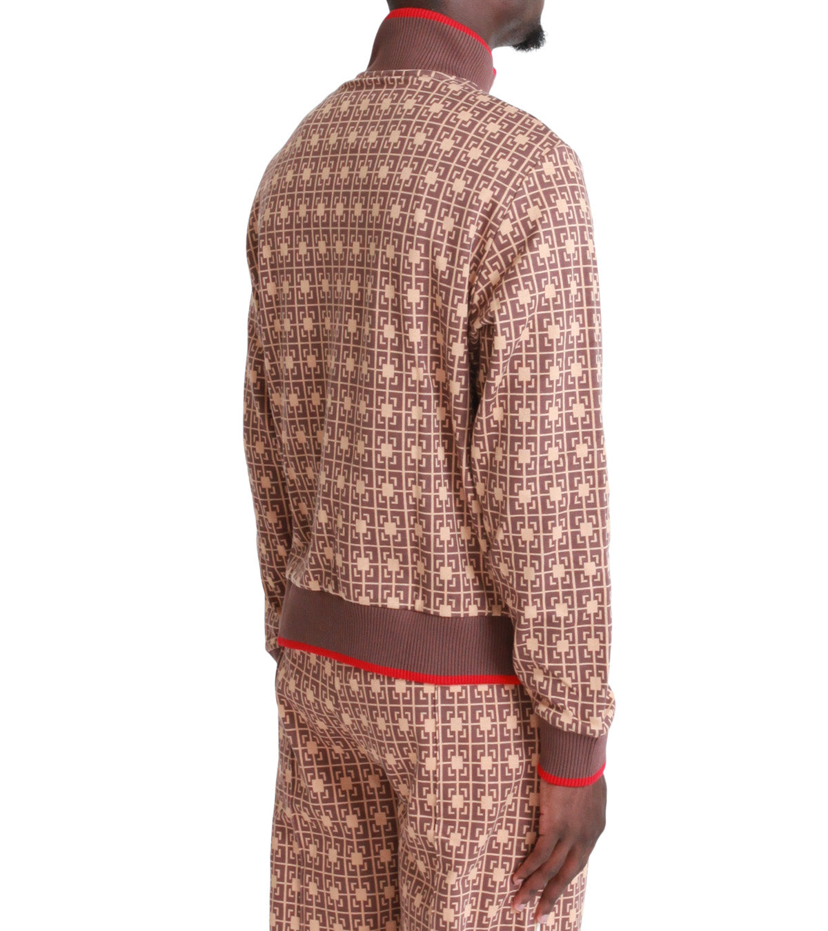 Wales Bonner Power Track Top Orange Brown