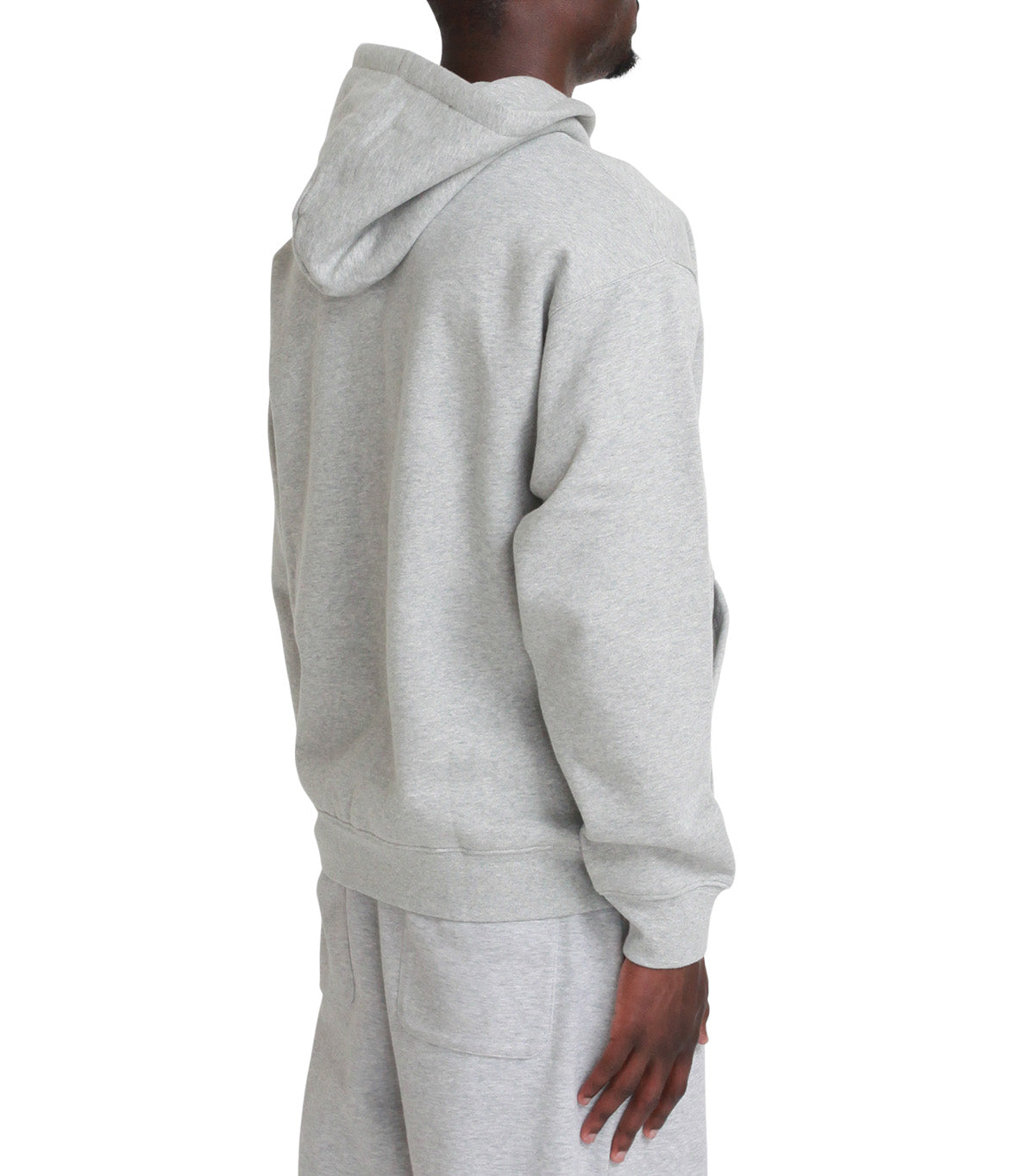 Dime Cursive Logo Hoodie Heather Grey