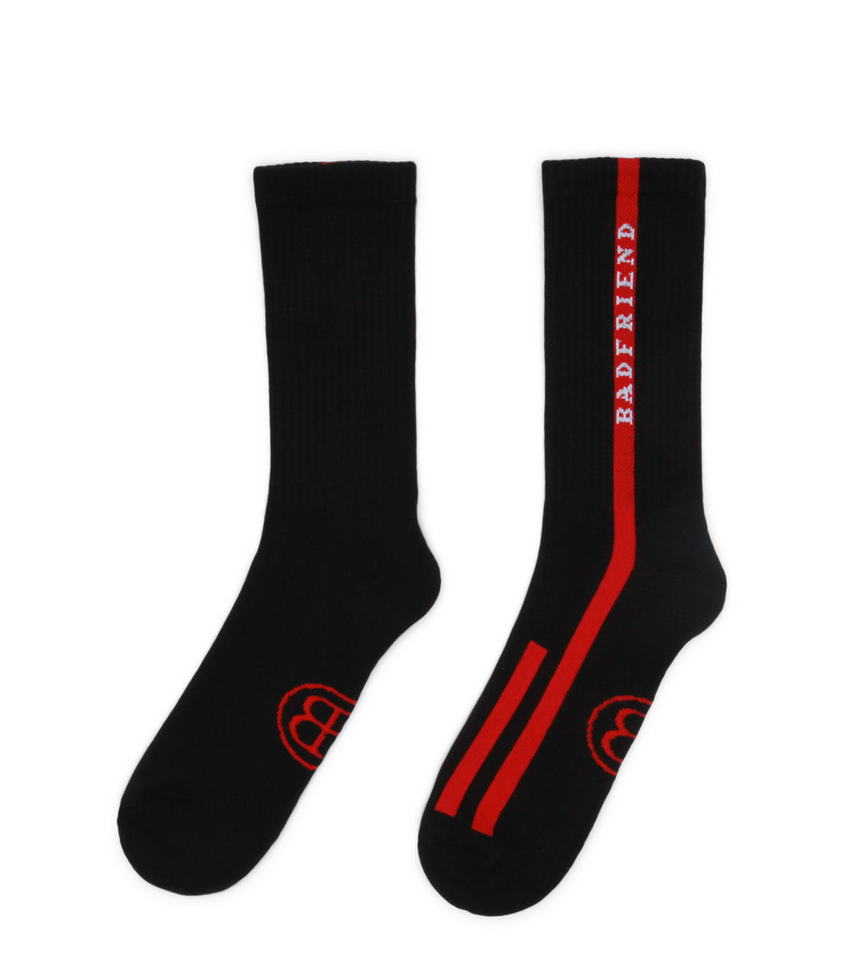 Badfriend Milano Sock Black Red
