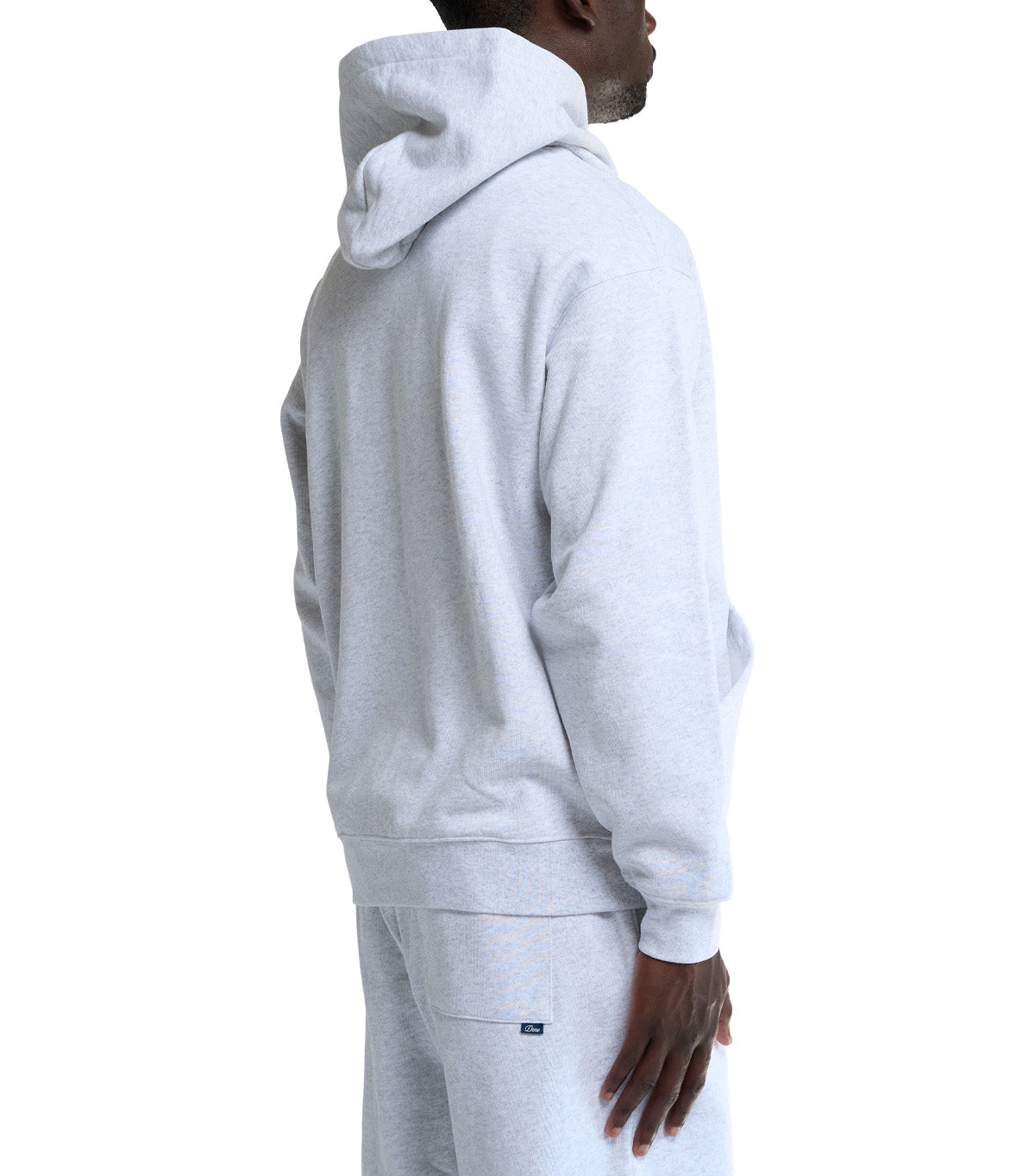Dime Cursive Small Logo Hoodie Ash