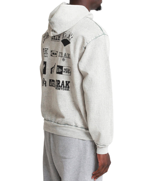 【アイラック】 IRAK Logos Pullover Hoodie IRAK NY | Logos Hoodie - COCOA