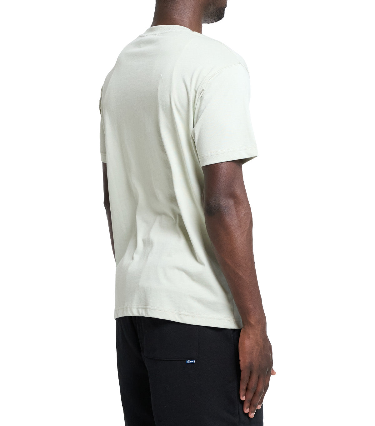 Dime Cursive Small Logo T-Shirt Charcoal Moss