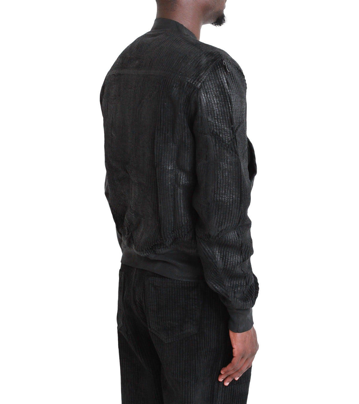 Rick Owens DRKSHDW Bauhaus Flight Bomber Jacket Black