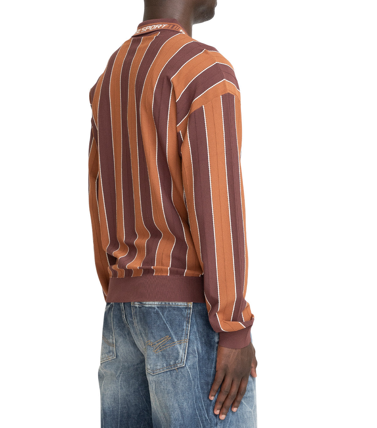 Martine Rose Logo Polo Brown