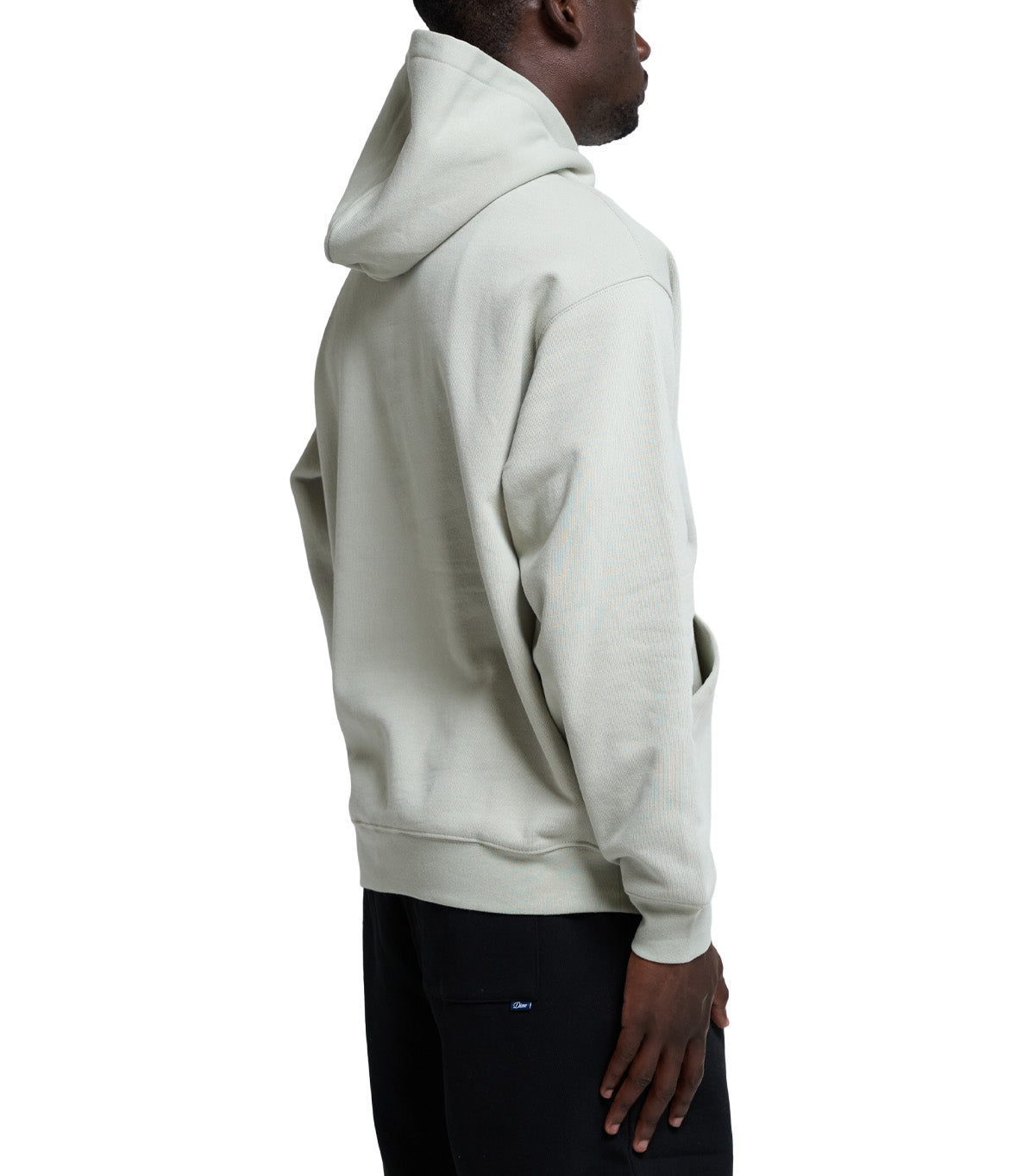 Dime Cursive Hoodie Charcoal Moss