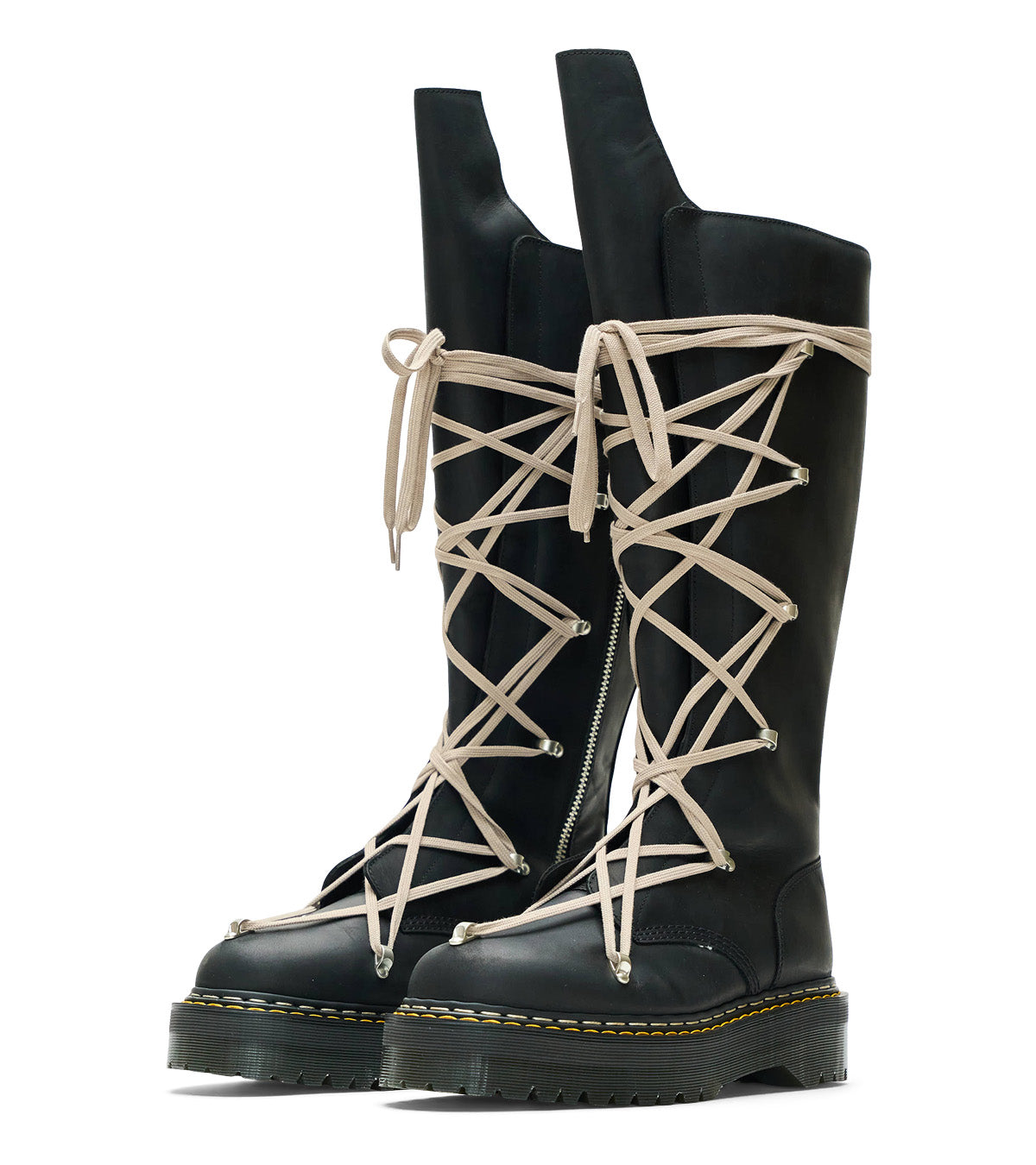 Rick Owens x Dr. Martens Pentalace Boot Black