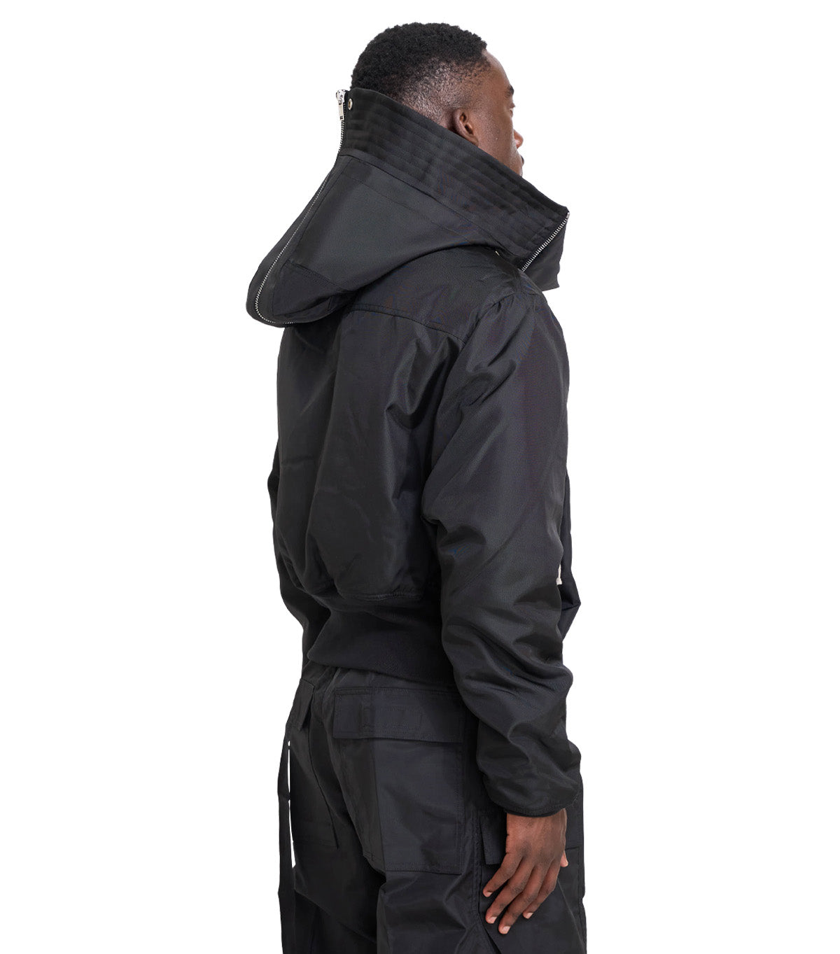 Rick Owens DRKSHDW Cropped Alice Parka Black